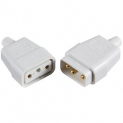 10amp 3pin Connector White