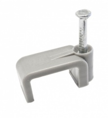 10mm Grey Flat Cable Clips