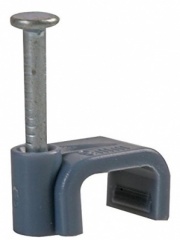 Grey Cable Clip 9mm