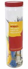 Am-Tech 150pc Cable Tie Set S0665