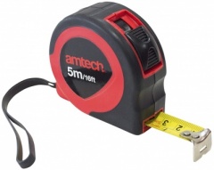 Am-Tech 5m Two Tone Power Tape Measure P1225
