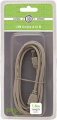 USB CABLE A TO B 1.8M