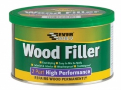 Everbuild Two Part High Performance Wood Filler Med/Dark 500g