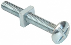 Fastpak Cross Slotted Roofing Nuts & Bolts M6x100mm(0546)