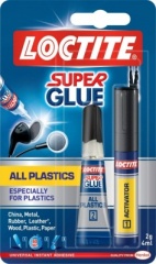 Loctite Super Glue All Plastic 2g