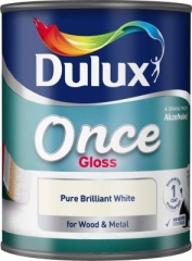 Dulux One Coat Gloss Pbw 0.75Ltr