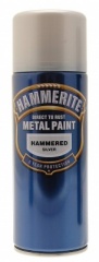 Hammerite Hammered Aerosol Silver Grey 400ml