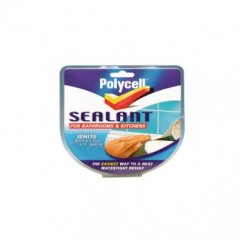 Polycell Sealant Bath & Kitchen White 22mm Roll
