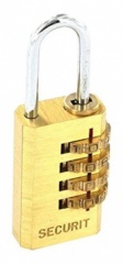 20mm Resettable Code Lock Brass (S1192)