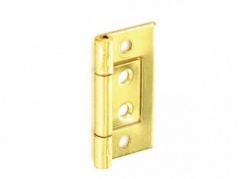 75mm Flush Hinges Brass Plated (S4404)