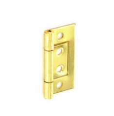 40mm Flush Hinges Brass Plated (S4401)