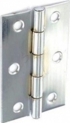 75mm Steel Butt Hinges Zinc Plated (S4308)