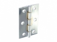 75mm Steel Butt Hinges Chrome Plated (S4302)