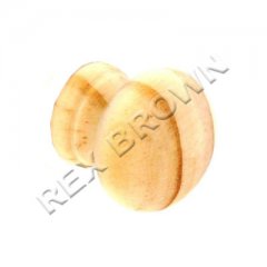 40mm Pine Knobs With Metal Insert pk2 (S3594)