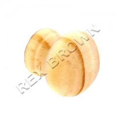 35mm Pine Knobs With Metal Insert pk2 (S3593)