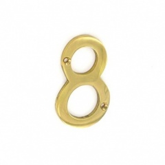 75mm Brass Numeral No 8 (S2508)
