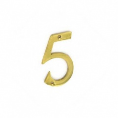 75mm Brass Numeral No 5 (S2505)