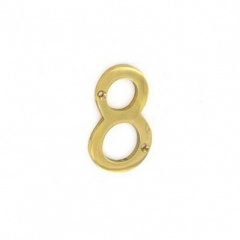 50mm Brass Numeral '8' (S2488)