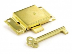 63mm Cupboard Lock 2 Keyed EB (S1672)