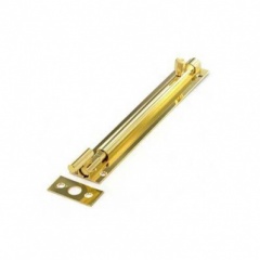 150mm Brass Necked Door Bolt 1'' Wide (S1529)