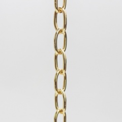5/8'' Brassed Oval Link Chain (B5625)