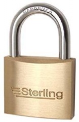 ****Sterling Brass Padlock Double Locking 20mm