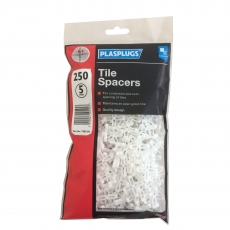 Plasplug 5mm Tile Spacers Bagged Pk250 (TSB5250)