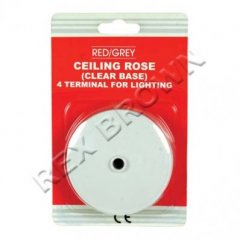 xxxx Red/Grey Ceiling Rose D07P