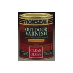Ronseal Outdoor Varnish Clear Gloss 750ml