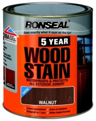 Discontinued - Ronseal 5yr Woodstain Walnut 250ml