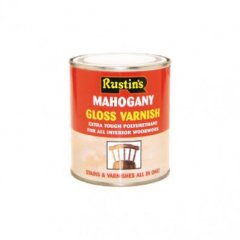 Rustin Q/D Col Varn Gloss Pine 500ml