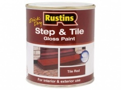 Rustin QD Step & Tile Floor Paint Gloss Red 500ml