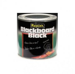 Rustin Black Board Paint Blk Q/D 125ml