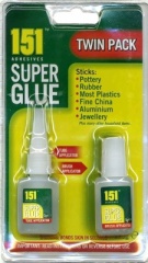 151 SUPER GLUE - TWIN PACK  2x5g (KC4252-72)