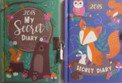 CLEARANCE A6, Week to View Secret Diary UV Varnish Alpa -Sold as Seen, NO RETURN ACCEPTED