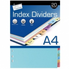 20 A-Z Index Dividers.
