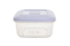 1ltr Sq Food Container Clear B