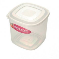 2Ltr Sq Upright Food Cont Clear Beaufort