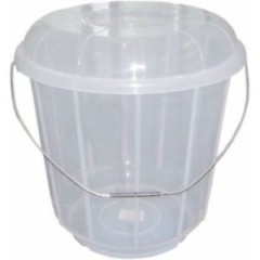 16ltr Clear Bucket with Lid