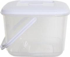 WHITEFURZE 6LT CANISTER FOOD BOX - WHITE LID