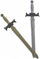 Sword Broad Gold/Silver 66cm