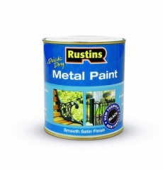 Rustin Q/D Metal Paint Black 500ml