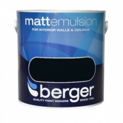 Berger Vinyl Matt Emulsion Black 2.5Ltr
