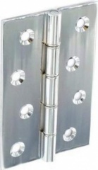 75mm Chome Plated Double Steel Washered Hinges (S4151)