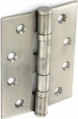 100mm Double Stainless Steel Washered Hinges Satin (S4295)