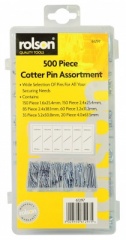 Rolson Tools Ltd 500pc Cotter Pin Assortment 61297