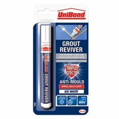 Unibond Grout Reviver For Wall Pen Ice White 7ml