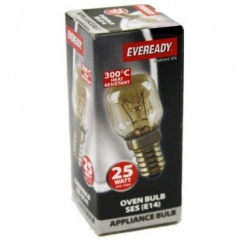 Eveready Oven Lamp 25w SES 300 Clear