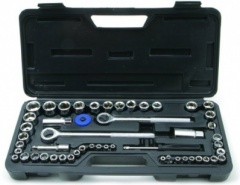 Rolson Tools Ltd 52pc 1/4''&1/2'' Drive Socket Set 36159