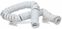 Curly Replacement Handset Lead BT431A socket